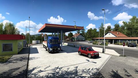 Gas Stations, Truck Stops, Rest Areas